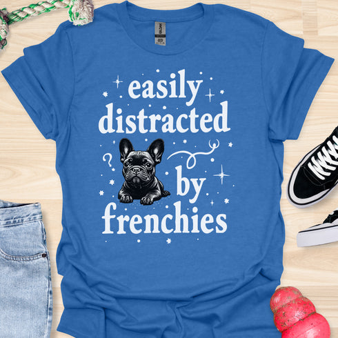 Easily distracted by frenchies - V12 - The Stars T-Shirt